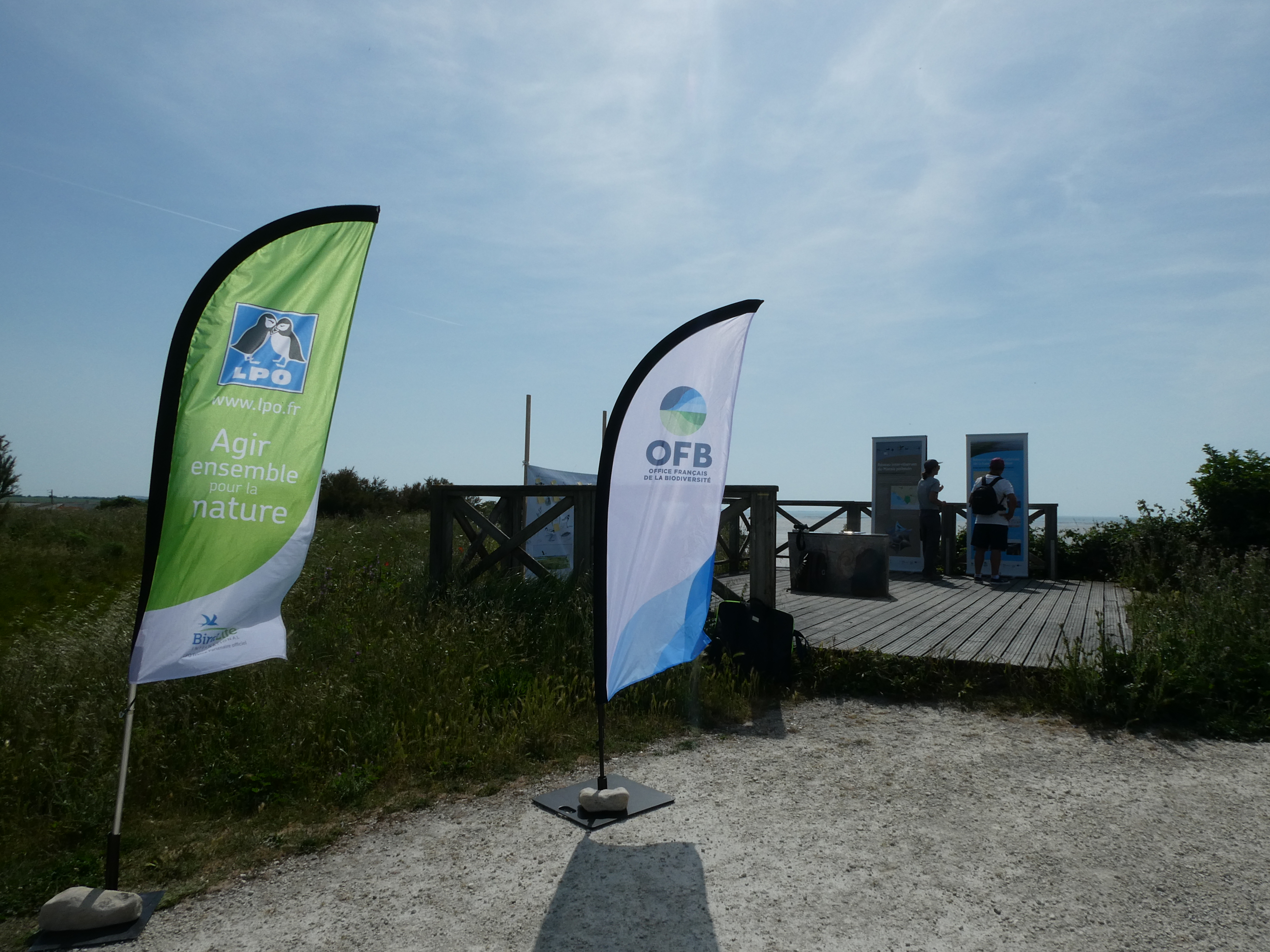 Point d'accueil et d'observation à la Pointe Saint Clément à Esnandes